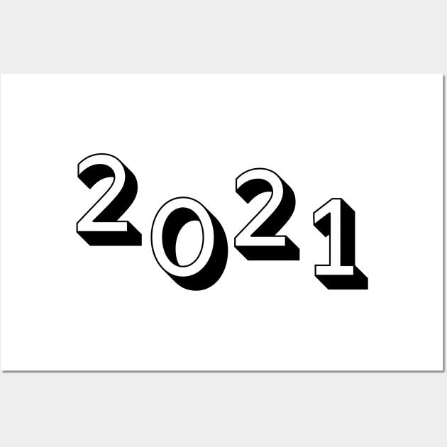 2021 - New Year Design Wall Art by Moshi Moshi Designs